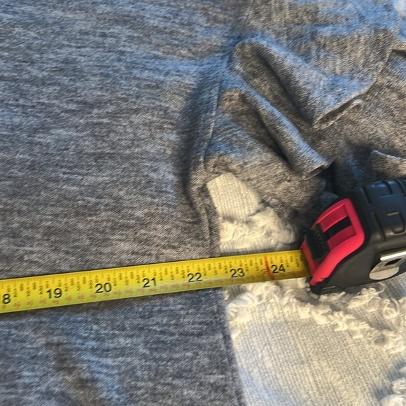 Open Back Ruffled Drop Sleeve Sweater Tunic Dress - Picture 5 of 6